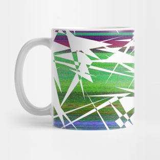 Computer Screen Glitch - Rainbow Scratch Mug